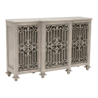 Versaille Reclaimed Wood and Cast Iron Sideboard,  Pine