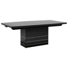 Versilia Extending Dining Table,  Grey Koto High Gloss Finish
