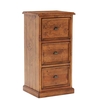 Villiers Reclaimed Wood 3 Drawer Filing Cabinet