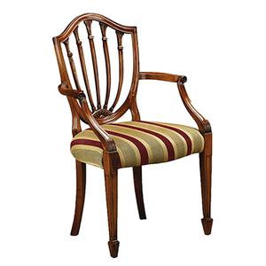 Vincenne Solid Wood Arm Chair,  Walnut