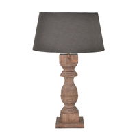 Weathered Wood Table Lamp