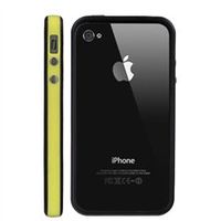 iPhone 4/4S Protective Bumper Case - Yellow & Black