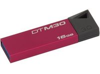 Kingston 16GB DataTraveler Mini USB 3.0 Flash Drive - Red