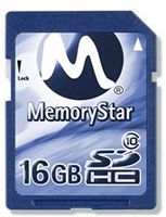 MemoryStar 16GB SDHC Class 10 Memory Card