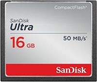 SanDisk 16GB Ultra 333X Compact Flash Memory Card - 50MB/s