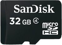 SanDisk 32GB Micro SDHC Class 4 Memory Card