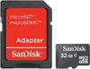 SanDisk 32GB Micro SDHC Class 4 Memory Card with Adapter