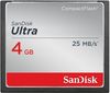 SanDisk 4GB Ultra 167X Compact Flash Memory Card - 25MB/s