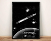 NASA EXPLORER POSTER: 1958 Satellite Launch Space Print