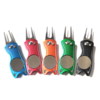 Snap Pitch Repair -Metal Removable Ball Marker - Orange