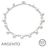 Argento Pearl Crystal Bracelet