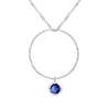 Argento September Birthstone Necklace