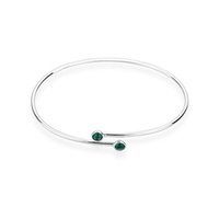 Karma Silver May Wrap Bangle