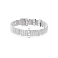 Karma Silver Stud Charm