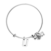 Karma Silver U Bangle