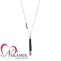 Nakamol Black Beaded Necklace