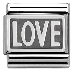 Nomination Oxidised Love Charm