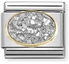 Nomination Silver Moon Druzy Charm