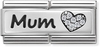 Nomination Silver Mum Double Plate Charm