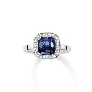 Thomas Sabo Dark Blue Square Ring