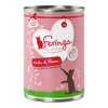 24 x 400g Feringa Classic Meat Menu Wet Food + Chicken & Duck Sticks Free!* - Rabbit & Turkey with Sea Buckthorn & Catnip