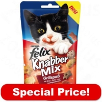 3 x 60g Felix Goody Bag Treats - Only £2.99! - Cheesy Mix (3 x 60g)