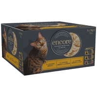 48 x 70g Encore Wet Cat Food Tins - 40 + 8 Free!* - Tuna with Shrimp (48 x 70g)
