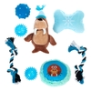 8-Piece Winter Walrus Dog Toy Set - 1 Set (8 toys)