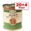800g Lukullus Menu Gustico 20 + 4 Free! - Beef Sensitive with Parsnip Spirulina