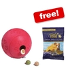 Boomer Snack Ball + Fish4Dogs Super Stars Treats Free! - dog toy + treat free!