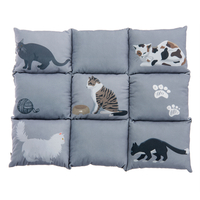 Cat Cushion Medley - L 55 x W 45 x H 6 cm