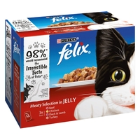 Felix Pouches in Jelly Saver Pack 24 x 100g - Mixed Selection