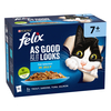 Felix Senior As Good As It Looks 24 x 100g - Fish Selection in Jelly