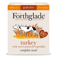 Forthglade Complete Meal Grain Free Adult Dog - Turkey - Saver Pack: 36 x 395g