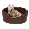 Hygienic Dog Bed Chocolate - 78 x 60 x 30 cm (L x W x H) (Size L)