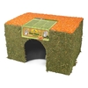 JR Farm Hay-House with Carrot - Large (650g): 37 x 25 x 21.5 cm (L x W x H)