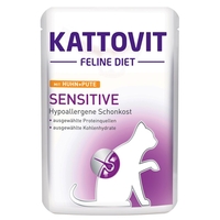 Kattovit Sensitive Pouches 24 x 85g - Chicken & Turkey