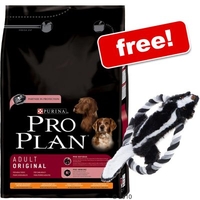 Large Bag Pro Plan Dog Food + Skunky the Skunk Toy Free! - Performance Original