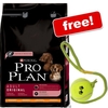 Large Bag Pro Plan Dog Food + Tennis Ball with Rope Free! - Adult Sensitive Salm