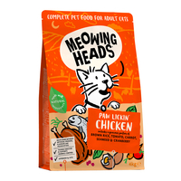 Meowing Heads Paw Lickin