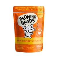 Meowing Heads Paw Lickin