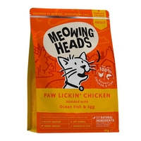 Meowing Heads Paw Lickin