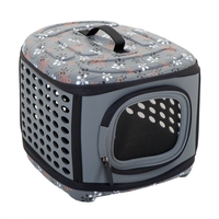 Molly Foldable Pet Carrier - Grey: 46 x 30 x 32 cm (L x W x H)