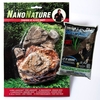 NanoNature Pale Pagoda Rock Set - 5 rocks + 3 litres NatureSoil brown,  fine