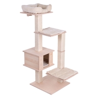 Natural Paradise Quadra Cat Tree - Cream