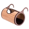 Natural Retreat Radiator Cat Bed - Beige/Brown - 48 x 41cm (L x H)