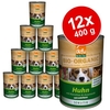 Saver Pack Defu Organic 50% Sensitive 12 x 400 g - Chicken with Carrots & Amaran