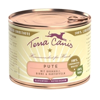 Terra Canis 6 x 200g - Turkey with Broccoli,  Pear & Potato