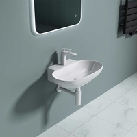 Ceramic Oval Counter Top Bathroom Basin 560 x 385mm Brussel 899