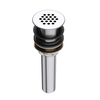Chrome Filter Bathroom Basin Waste Plug - Unslotted